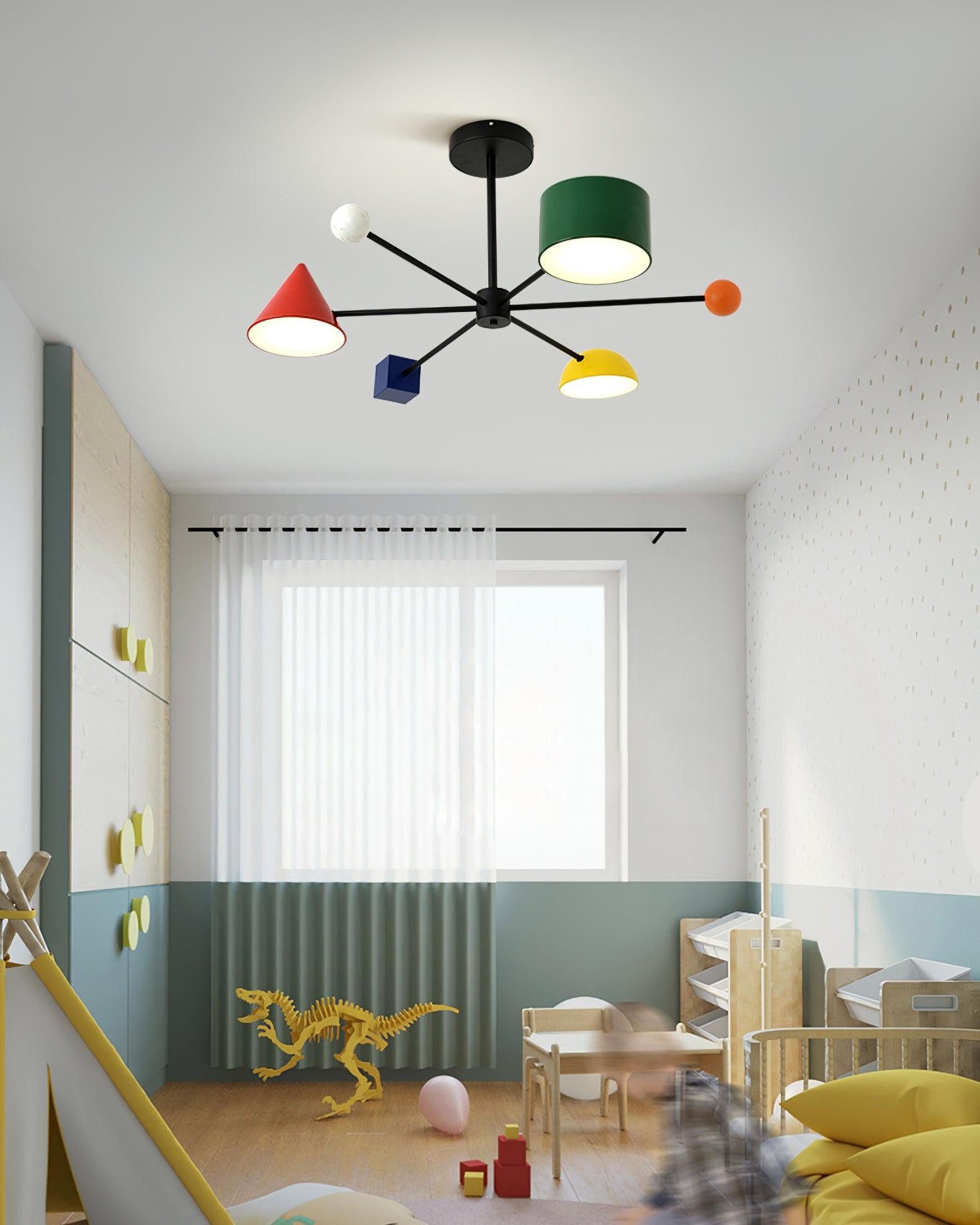 Geometric Colorful Ceiling Light M276