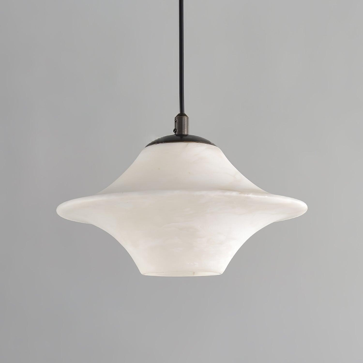 Saucer Alabaster Pendant Light M413