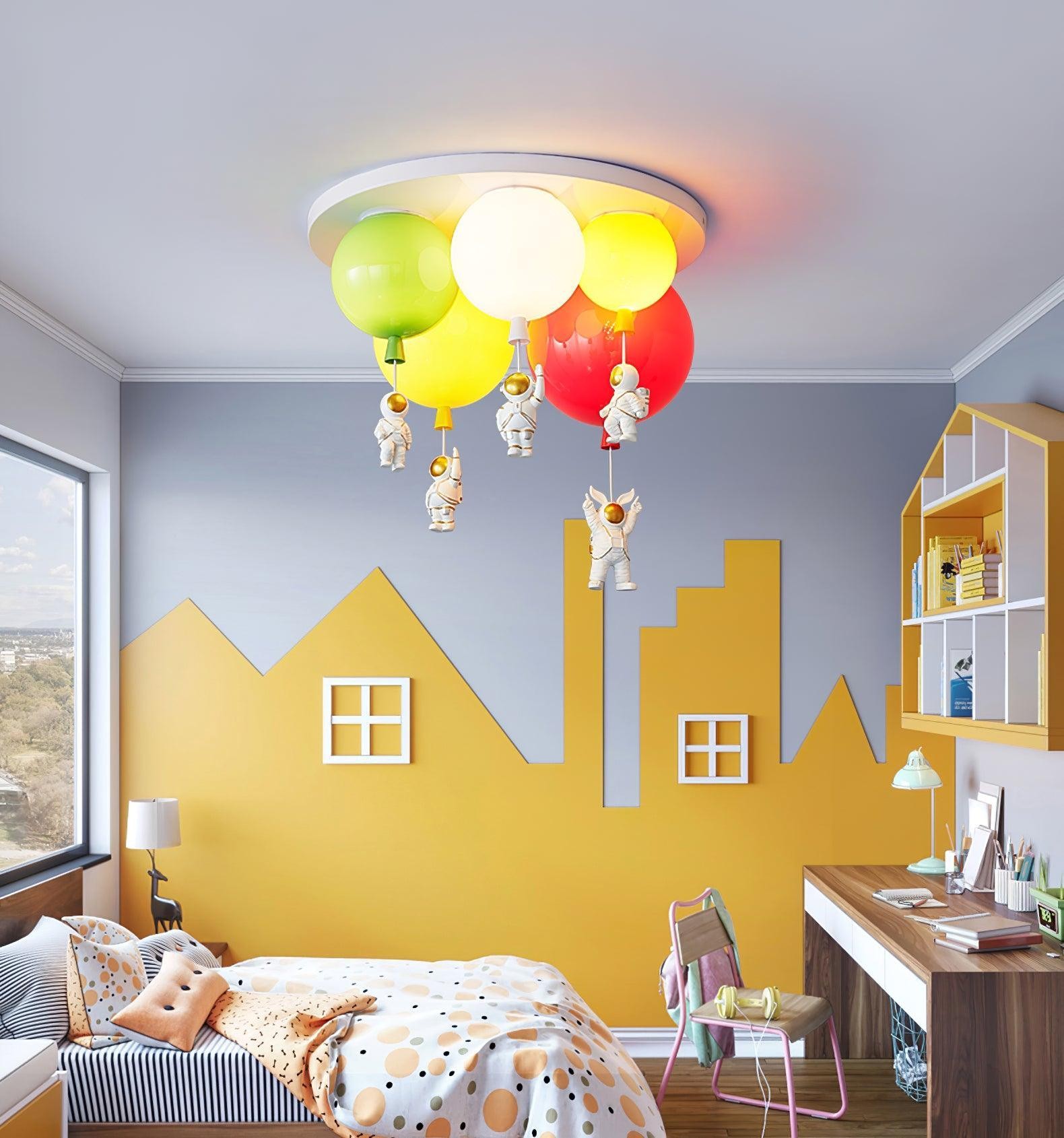 Astronaut Glossy Balloon Ceiling Lamp M390