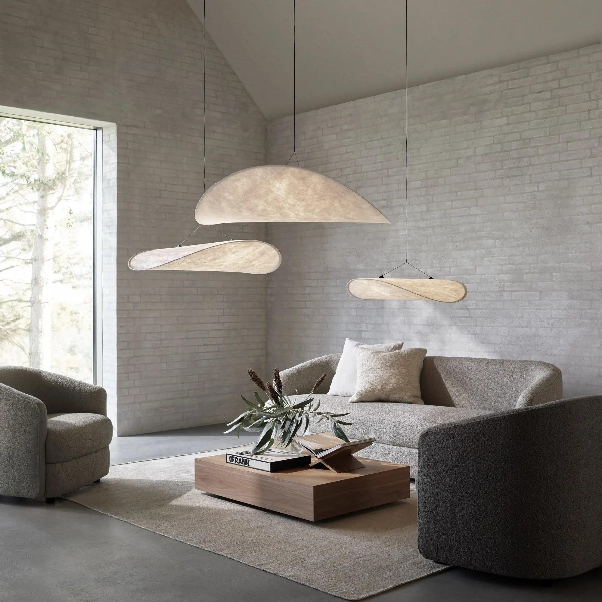 Tense Pendant Lamp - Contemporary Silk Design for Dining Area S51