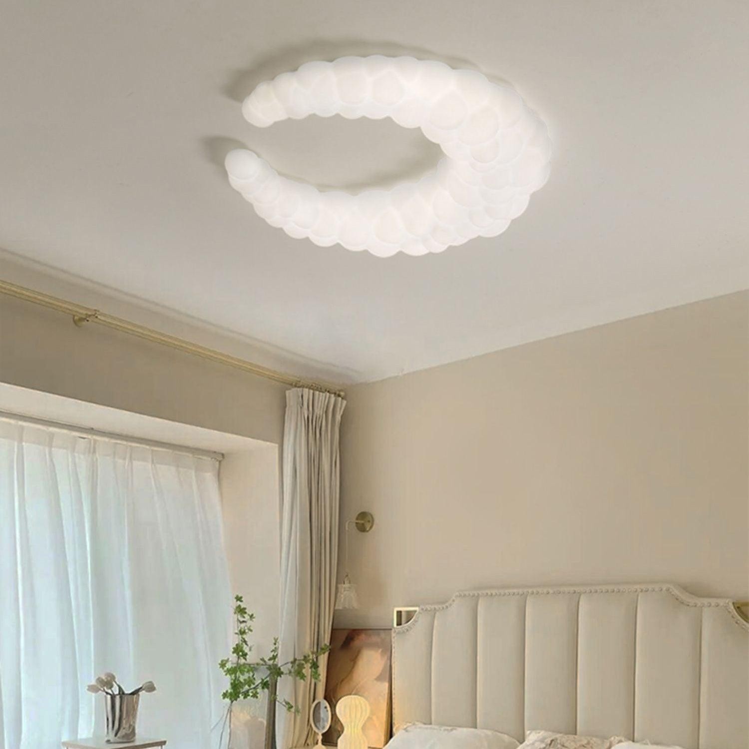 Cream Style Moon Ceiling Lamp M478
