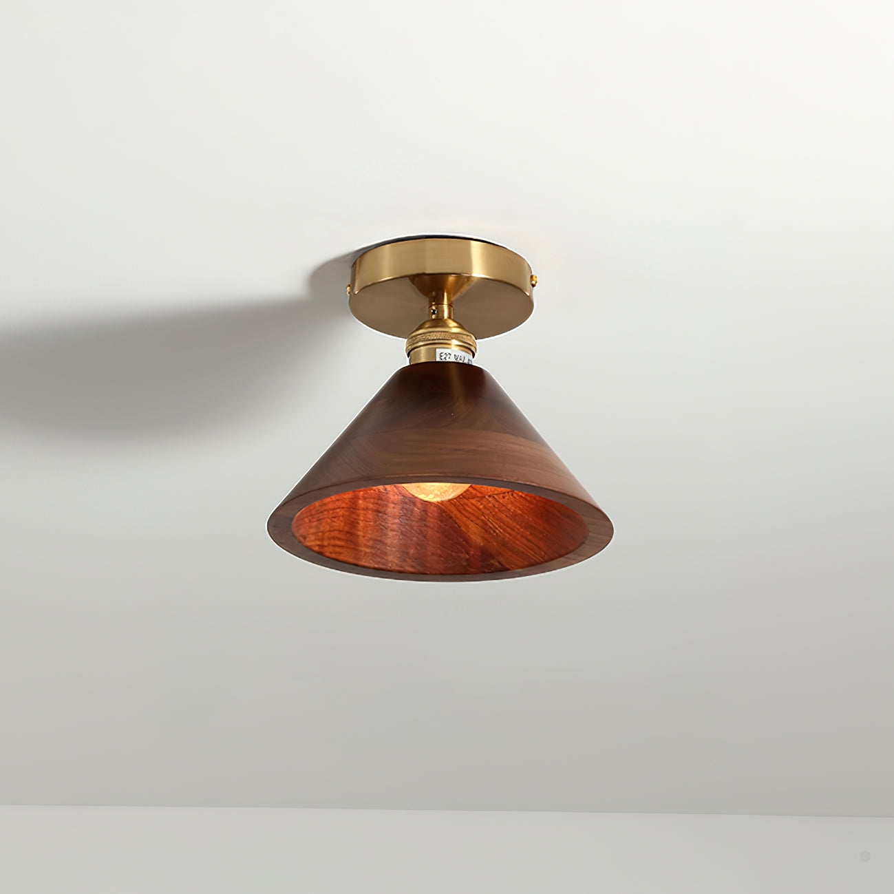 Collar Wood Ceiling Lamp T1459