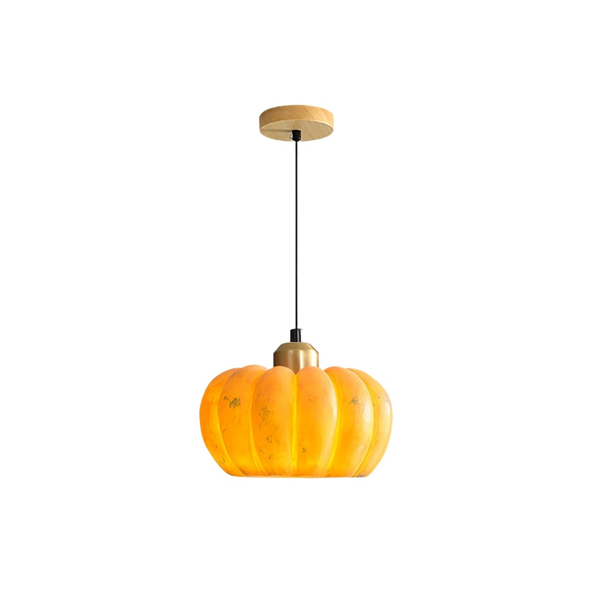 Nordic Rustic Pumpkin Pendant Light S04
