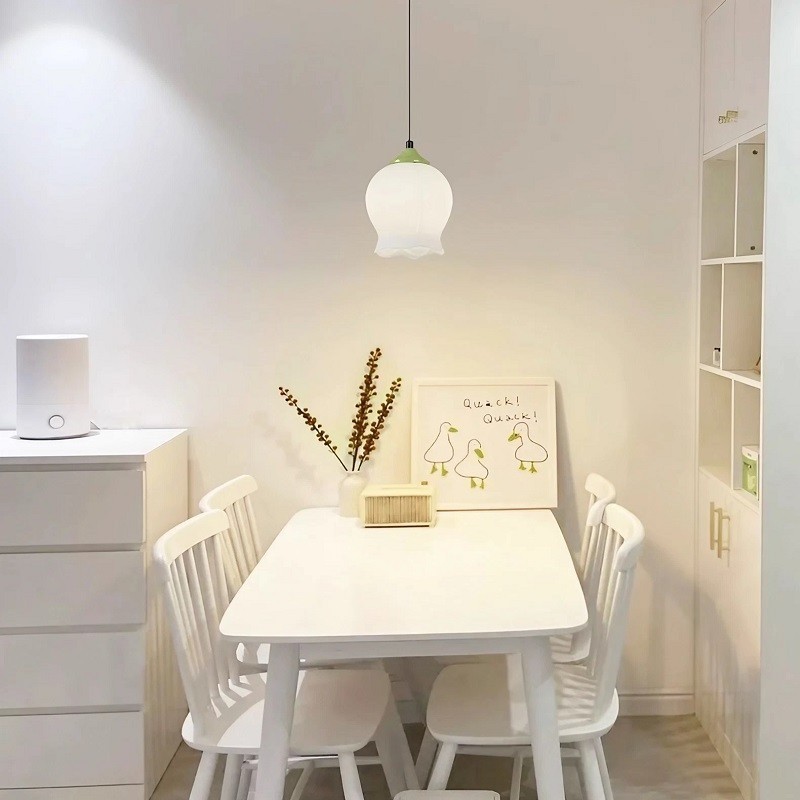Nordic Flower Bud Glass Pendant Light S89