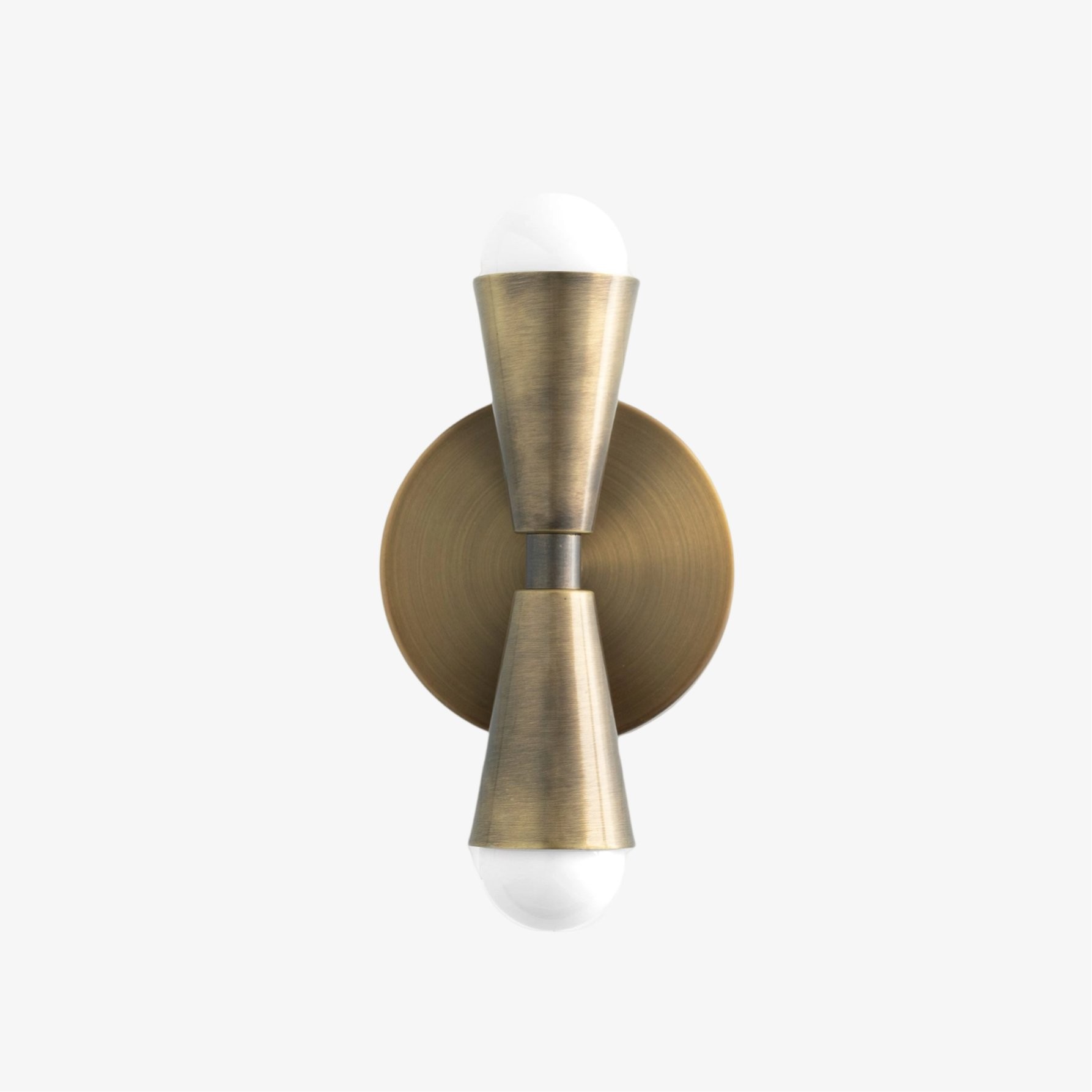 Pyralis  Cone Shade  Double Wall Light - Contemporary Living Room Glow T334