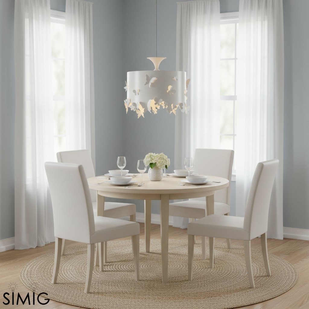 Cielora Butterfly Inspired Artistic Pendant Light – Living Room Accent T507