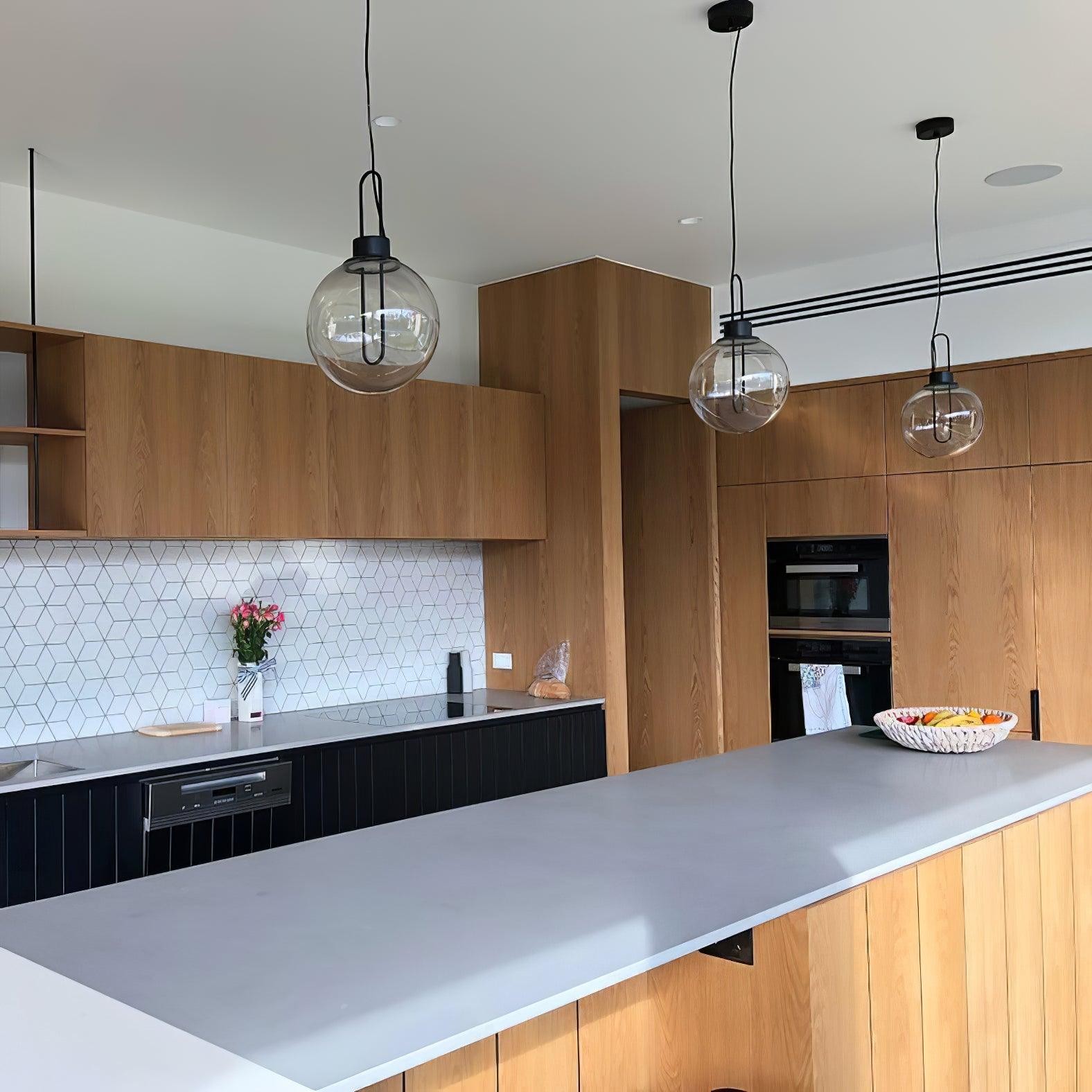 Clear Glass Orb Style Pendant Lamp M524