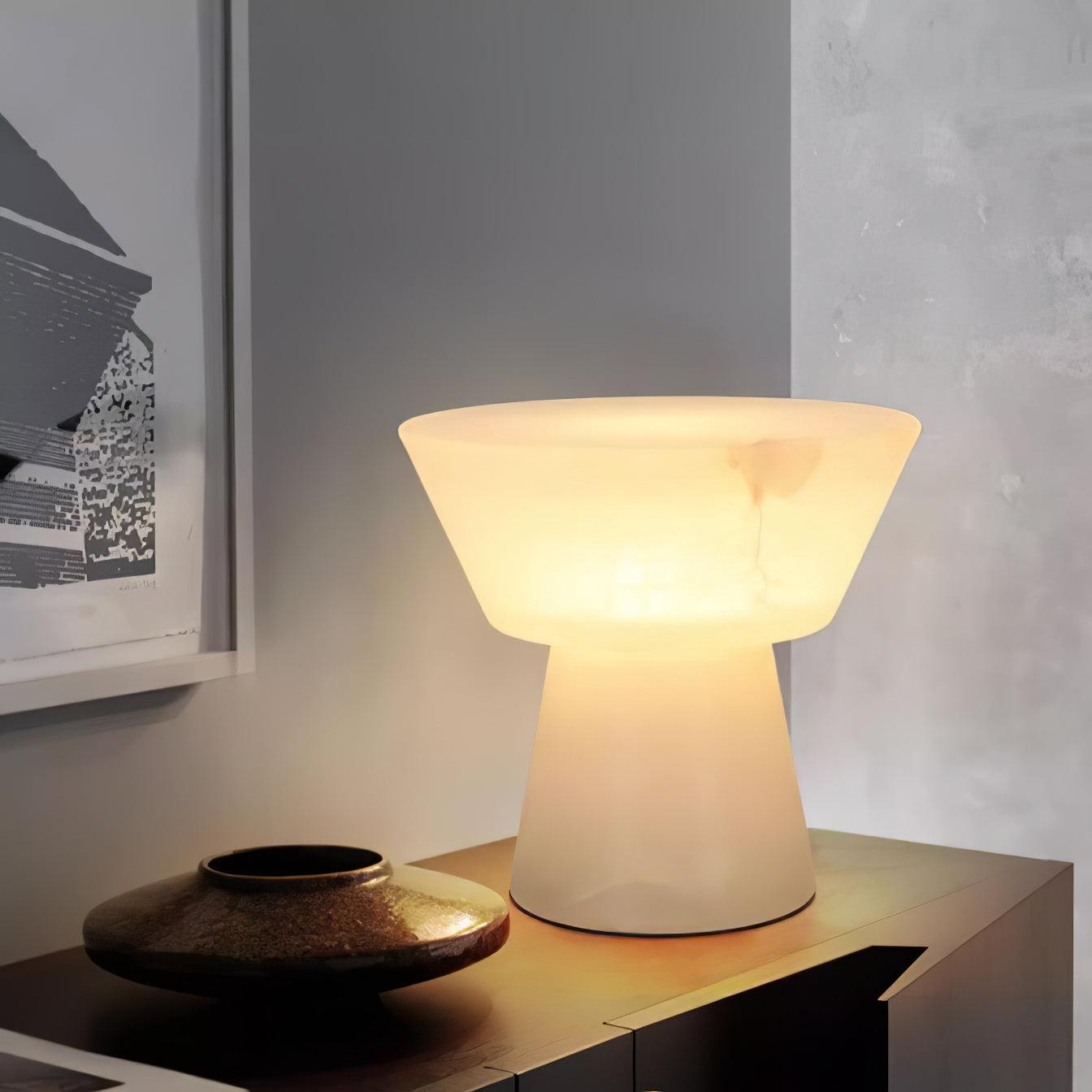 Beta Marble Alabaster Table Lamp T1610