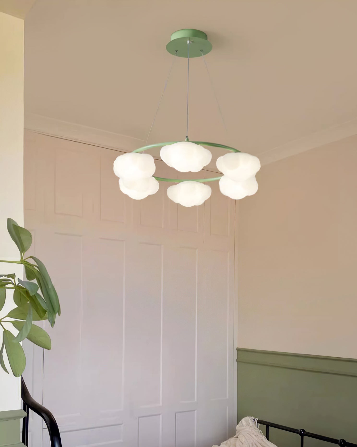 Cream Style Creative Personality Clouds Chandelier M221