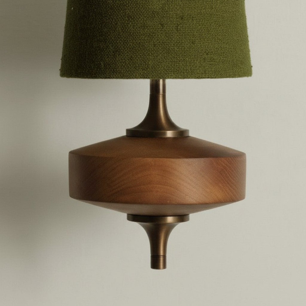 Chrona Rho Fabric Sculpt Wall Lamp - Artistic Contemporary Style T122