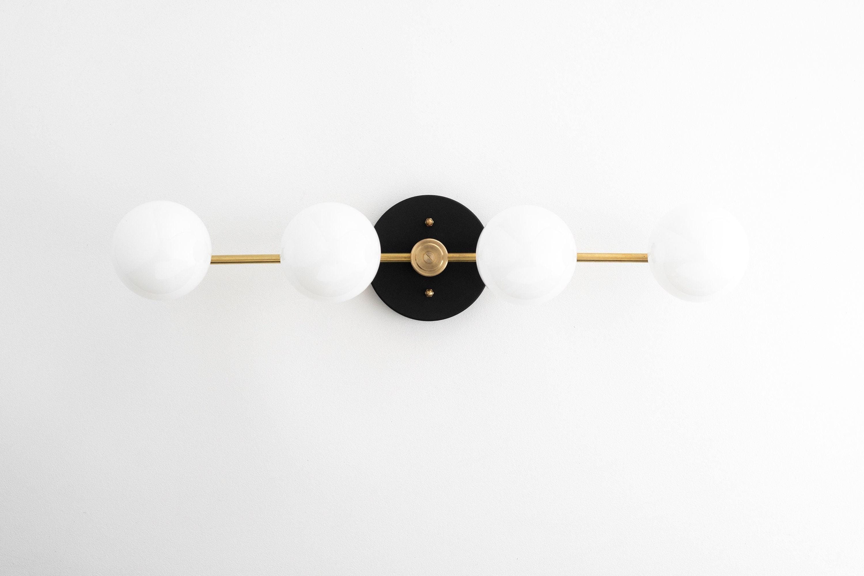 Glorica Glass Long Vanity Light - Modern Minimalist Wall Sconce Design T323