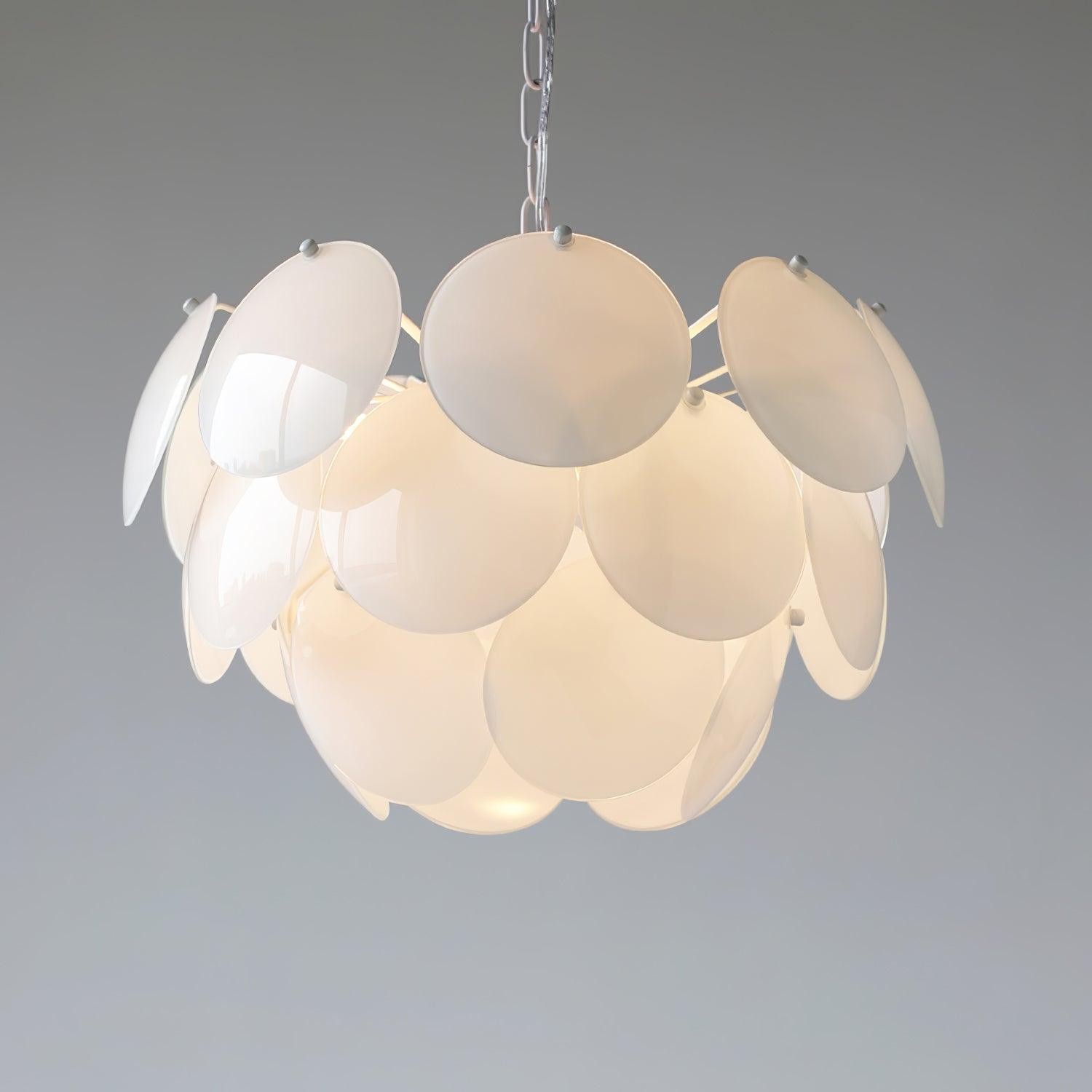 Luxury Fashion Luminous Petal Glass Chandelier M538