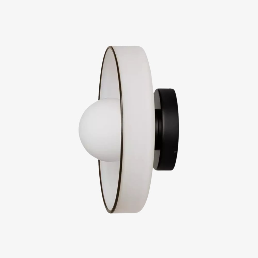 Kalo Blown Glass Disc Orb Flush Mount and Wall Sconce T662