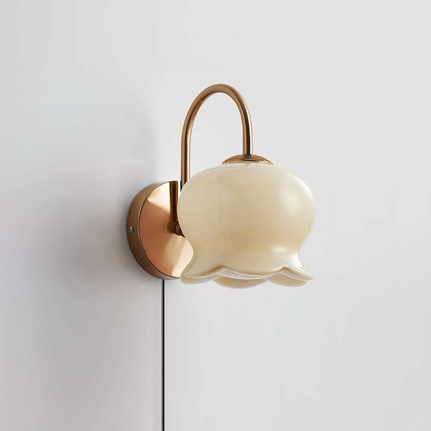 Cute Flowers Plug In Wall Lamp P047