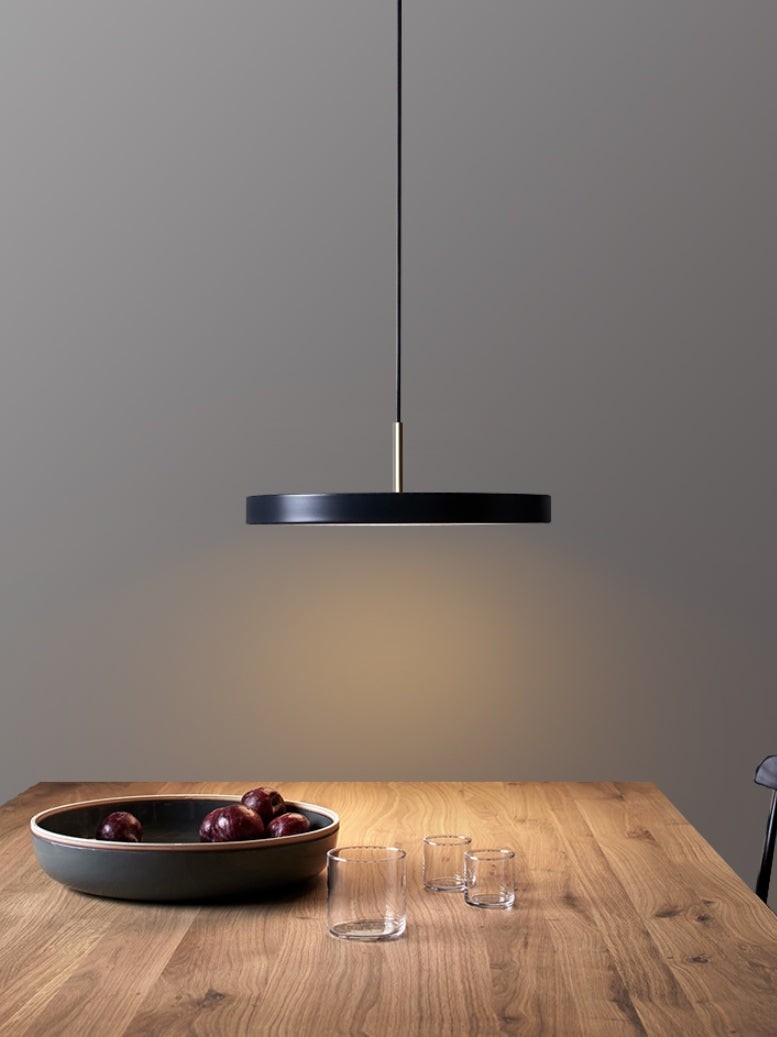 Modern Disc Pendant Light — Nordic Minimalist Fixture for Dining & Kitchen G102