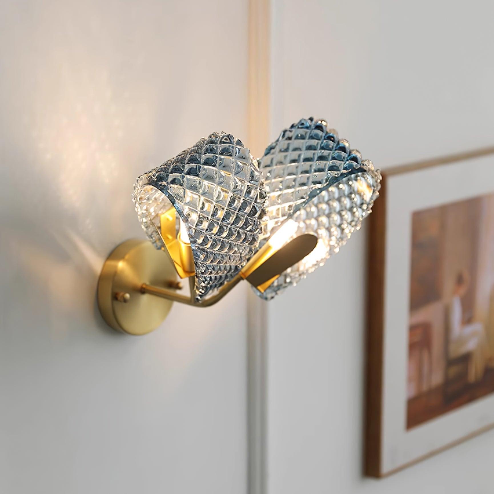 Creative Light Luxury Blue Ribbon Wall Lamp M182