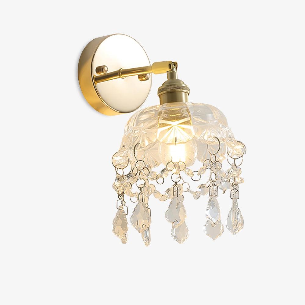 French Crystal Tassel Wall Light M364