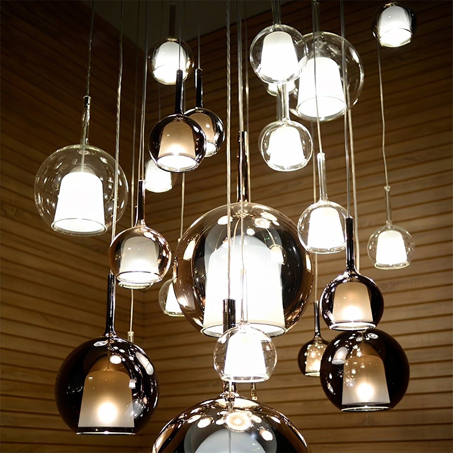 Glo Wine Glass Shaped Pendant Light S185