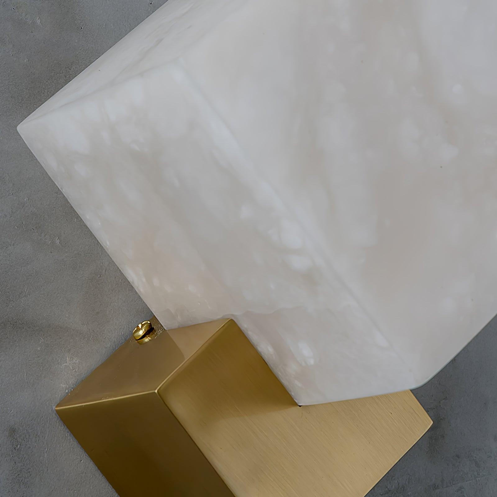 Block Alabaster Wall Sconce T1611
