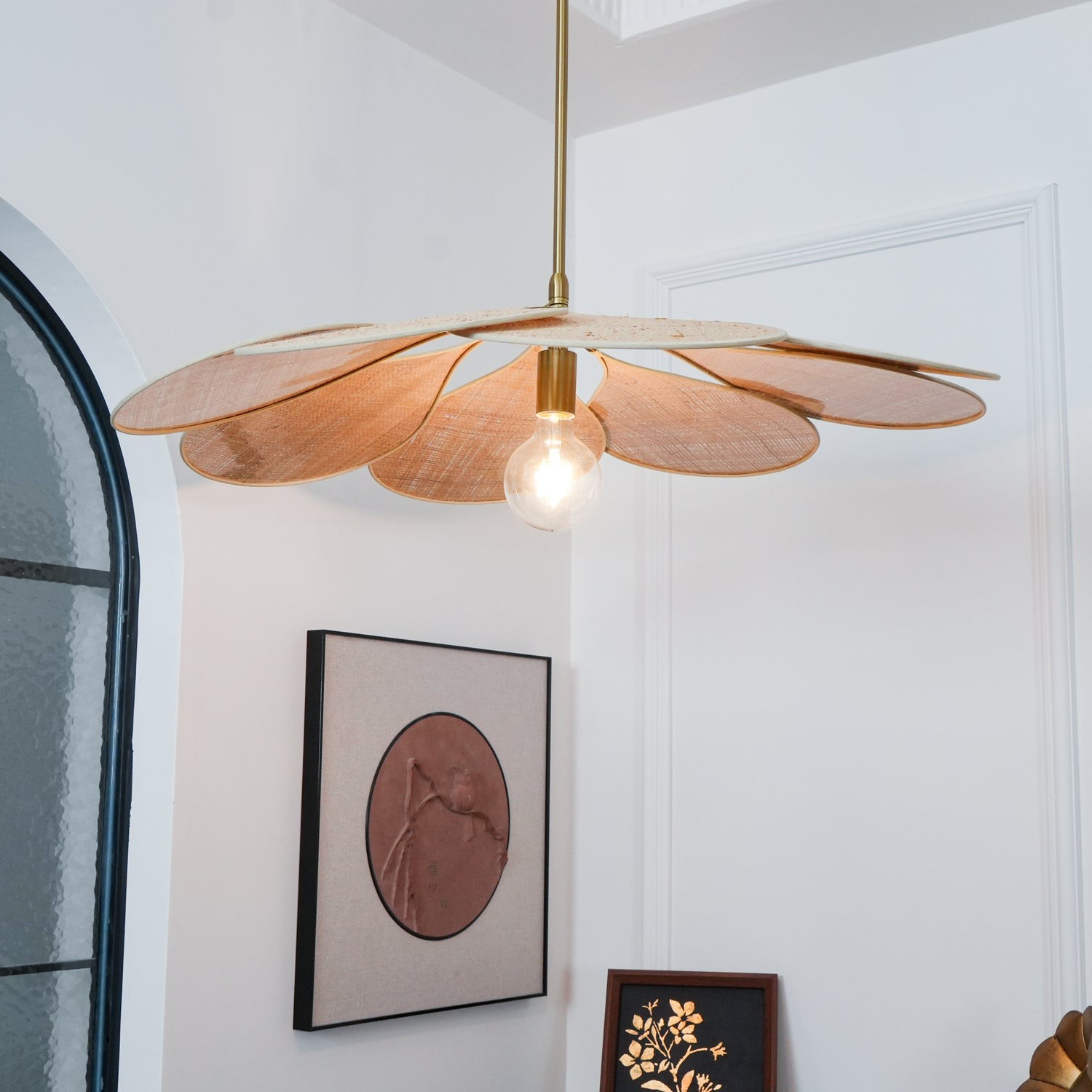 Petals Bloom Rattan Pendant Lamp M428