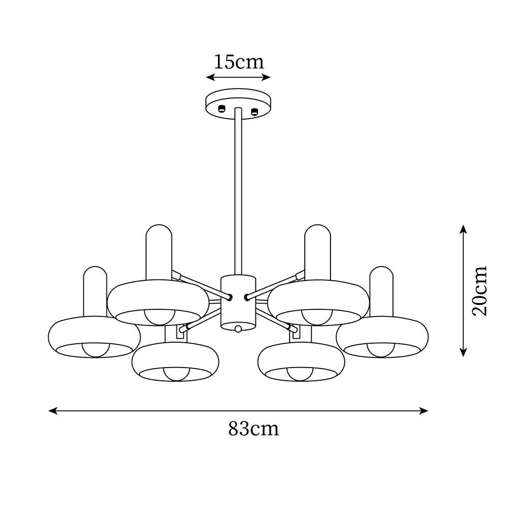 Nordic Trumpets Chandelier M253