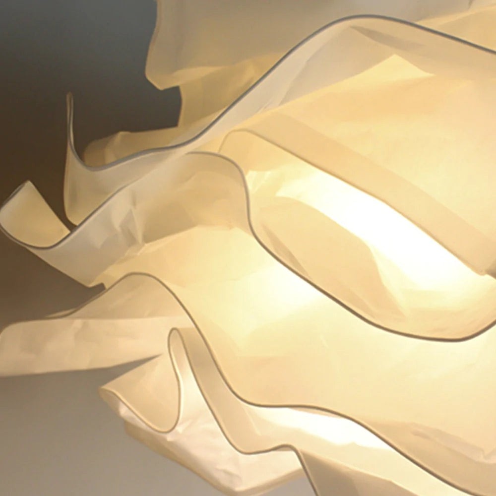 Cloud Shape Pendant Light Minimal Paper - Bedroom Ambient Lighting S137