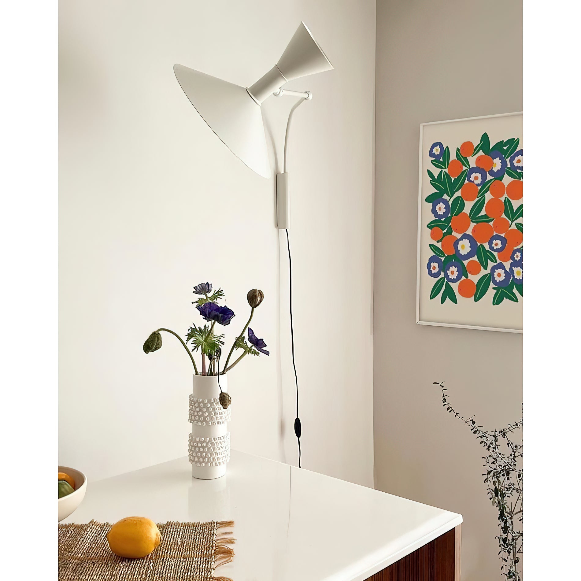 Marseille Swing Arm Plug-in Sconce T1947