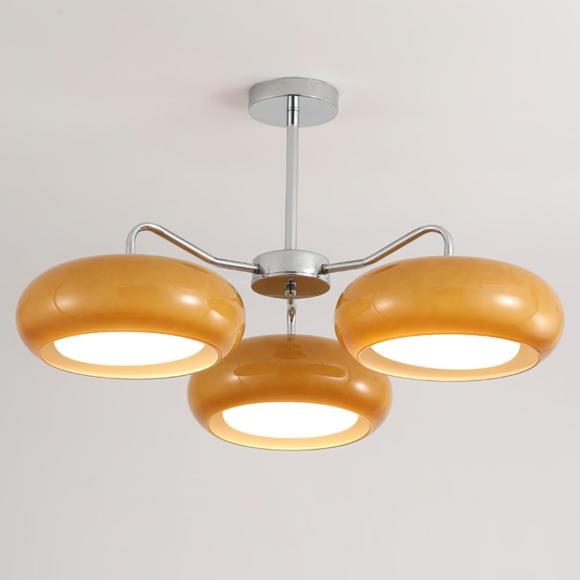 Modern 3 Light Chrome Ceiling Light M223