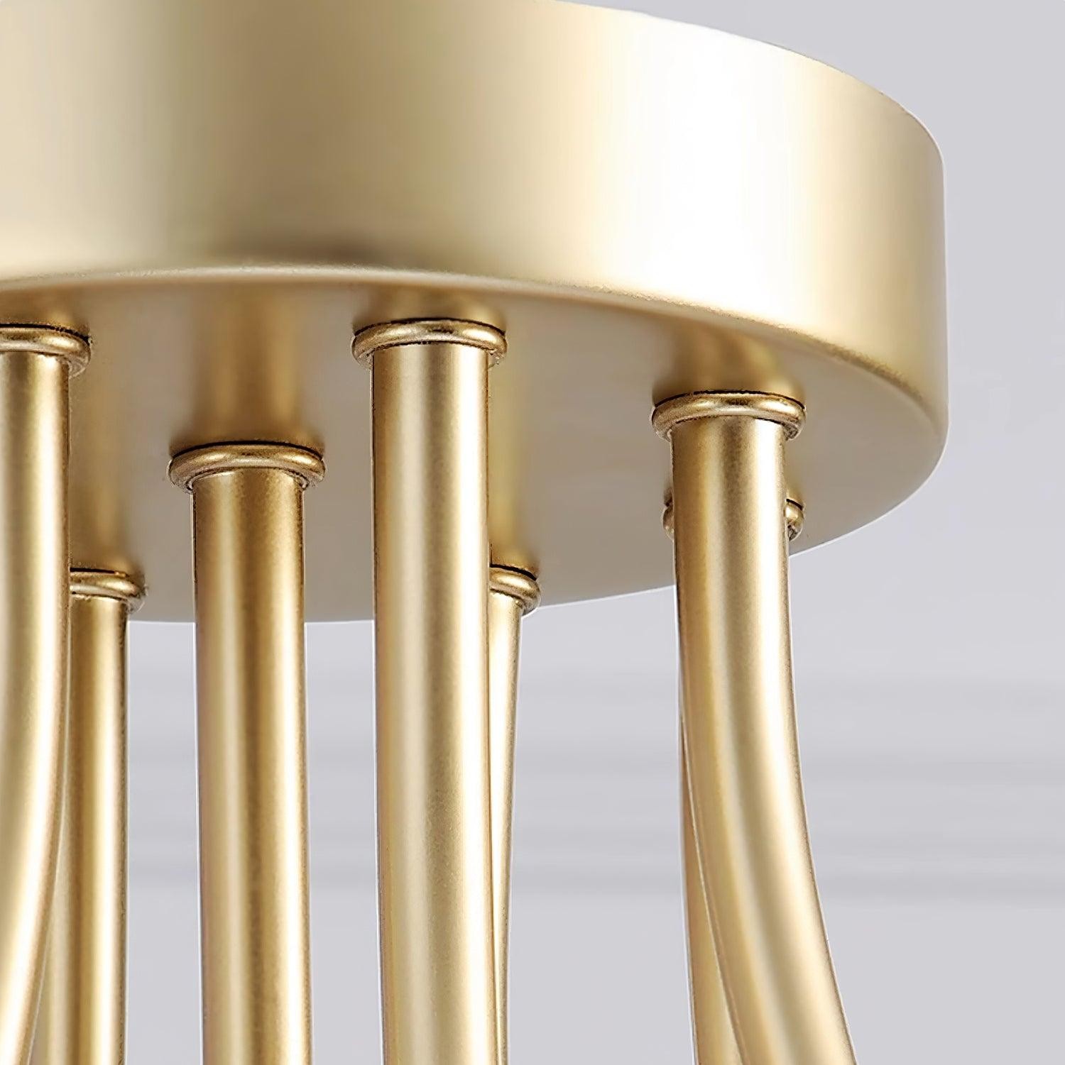 Flower Glass Ceiling Light P044