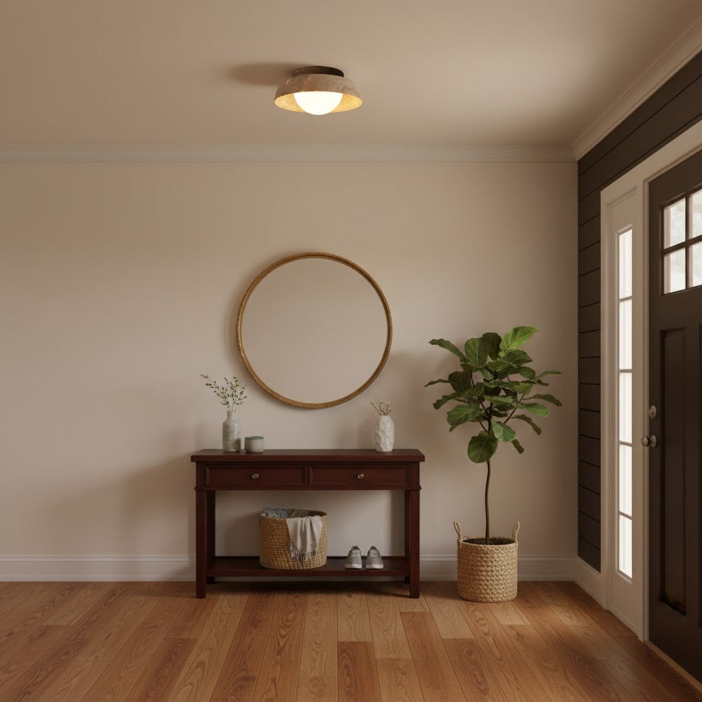 Piedra Travertine Ceiling Lamp T1906