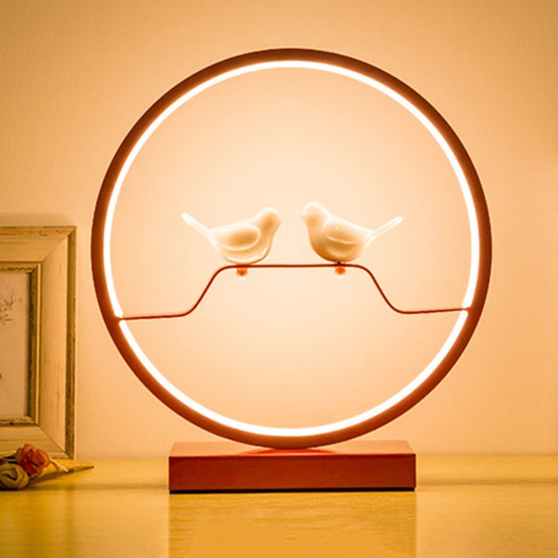Artistic LED Ring Table Lamp