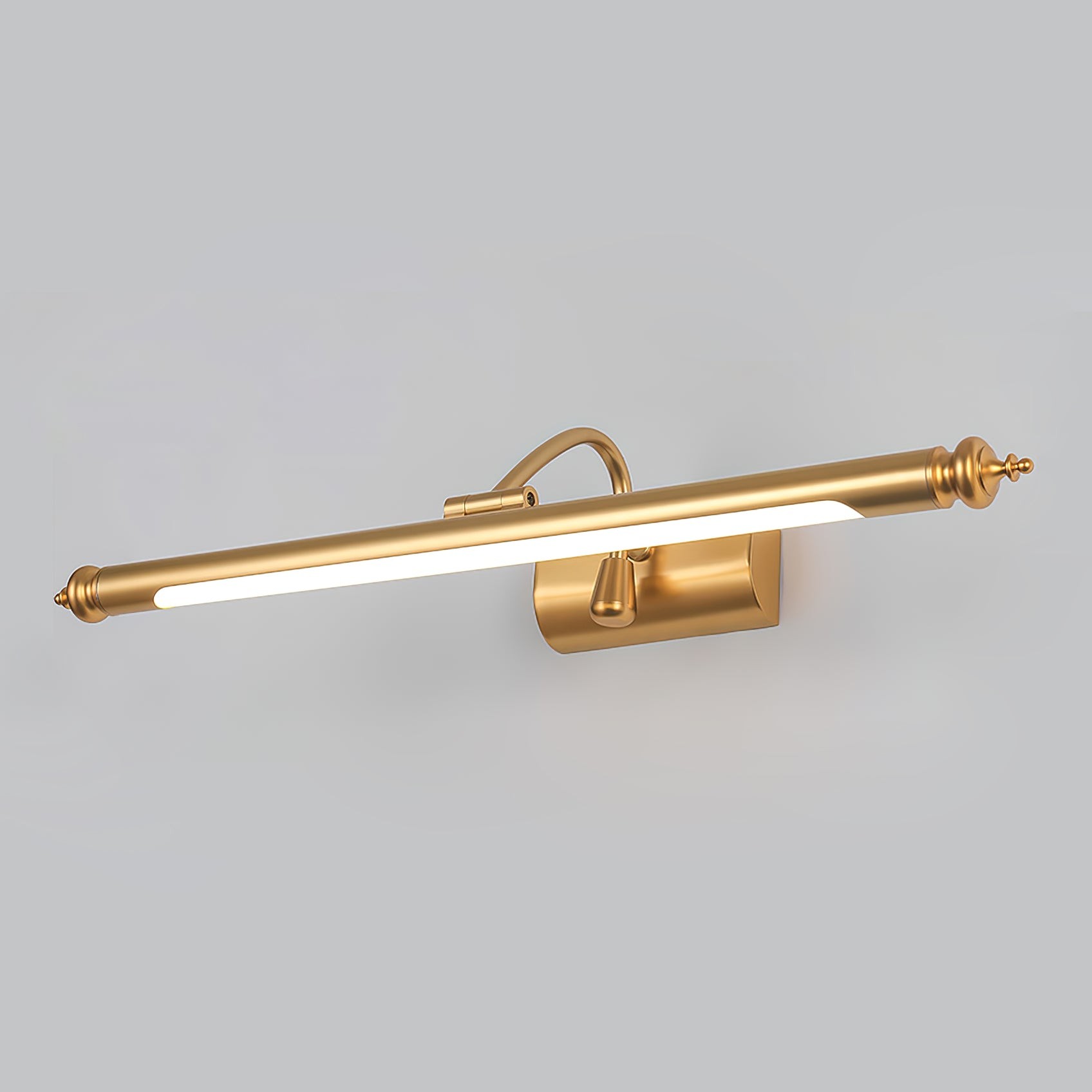 Mirror Front LED Brass Wall Lamp M556