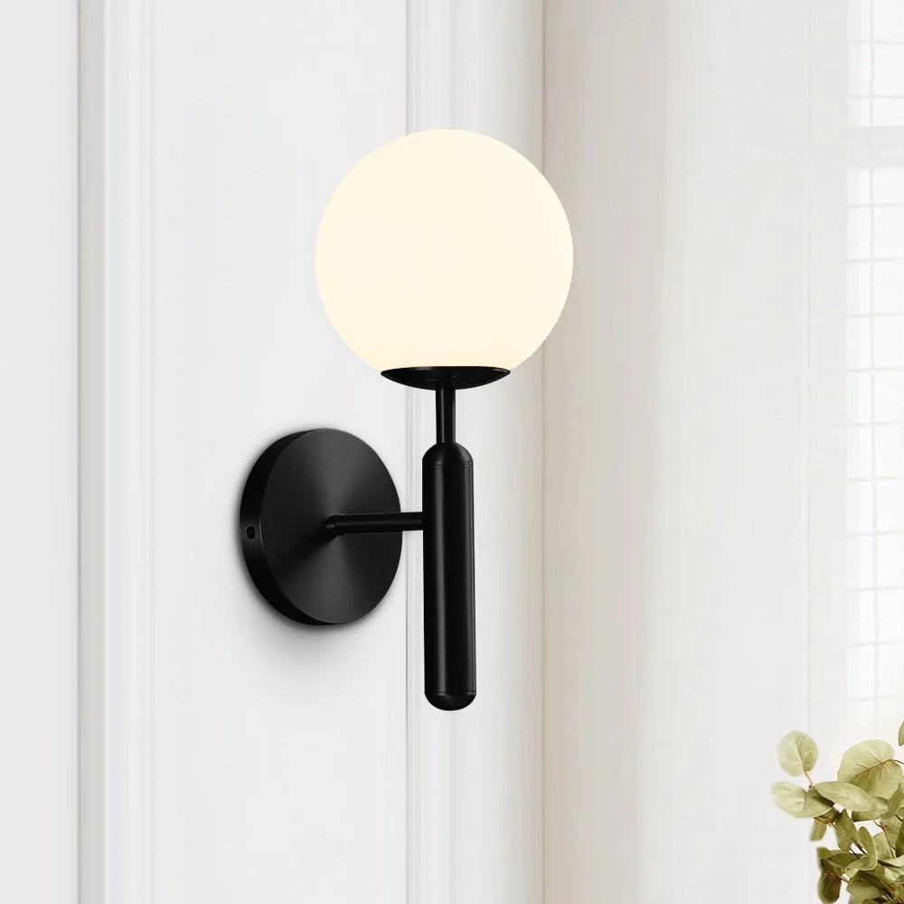 Milky Glow Modern Metal Wall Lamp T2015