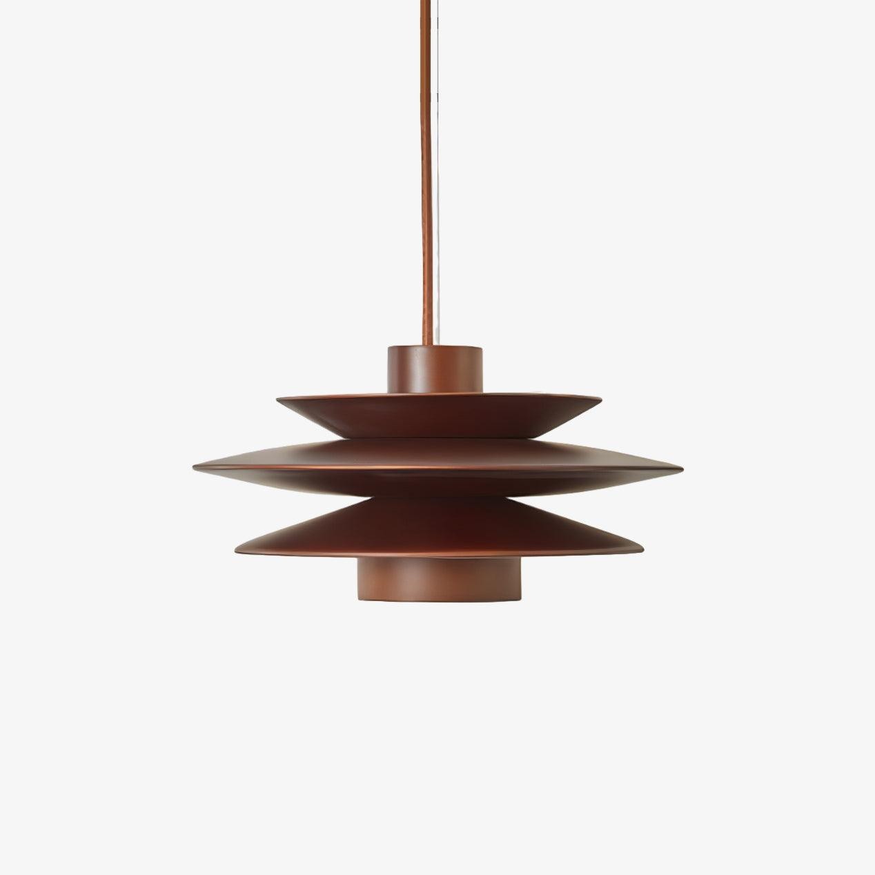 Multi Tiered Disc Pendant Lamp M381