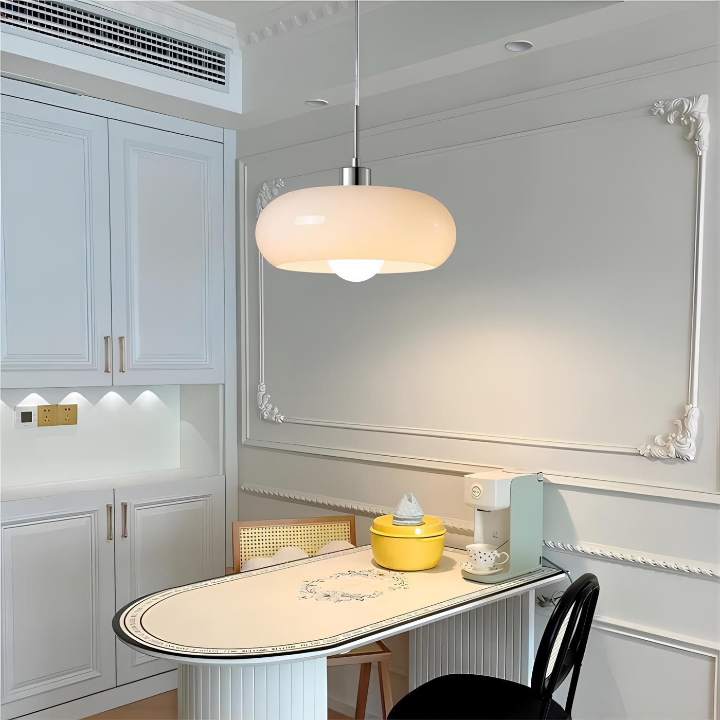 Nordic Bauhaus Glass Pendant Lamp S47