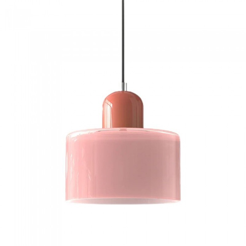 Nordic Morandi Cylinder Glass Pendant Light S66