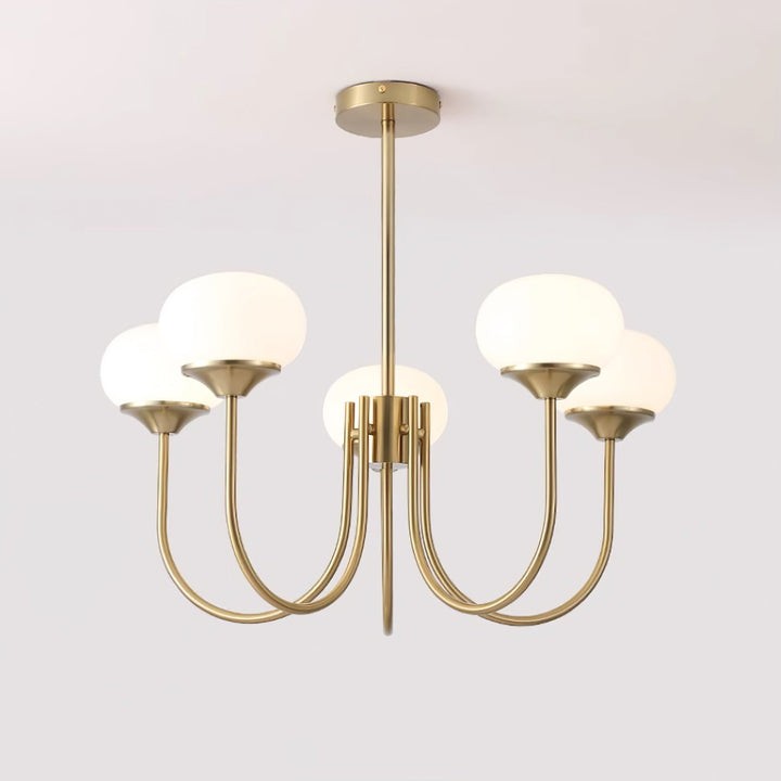 Bauhaus Glass Ball Marshmallow Chandelier S200