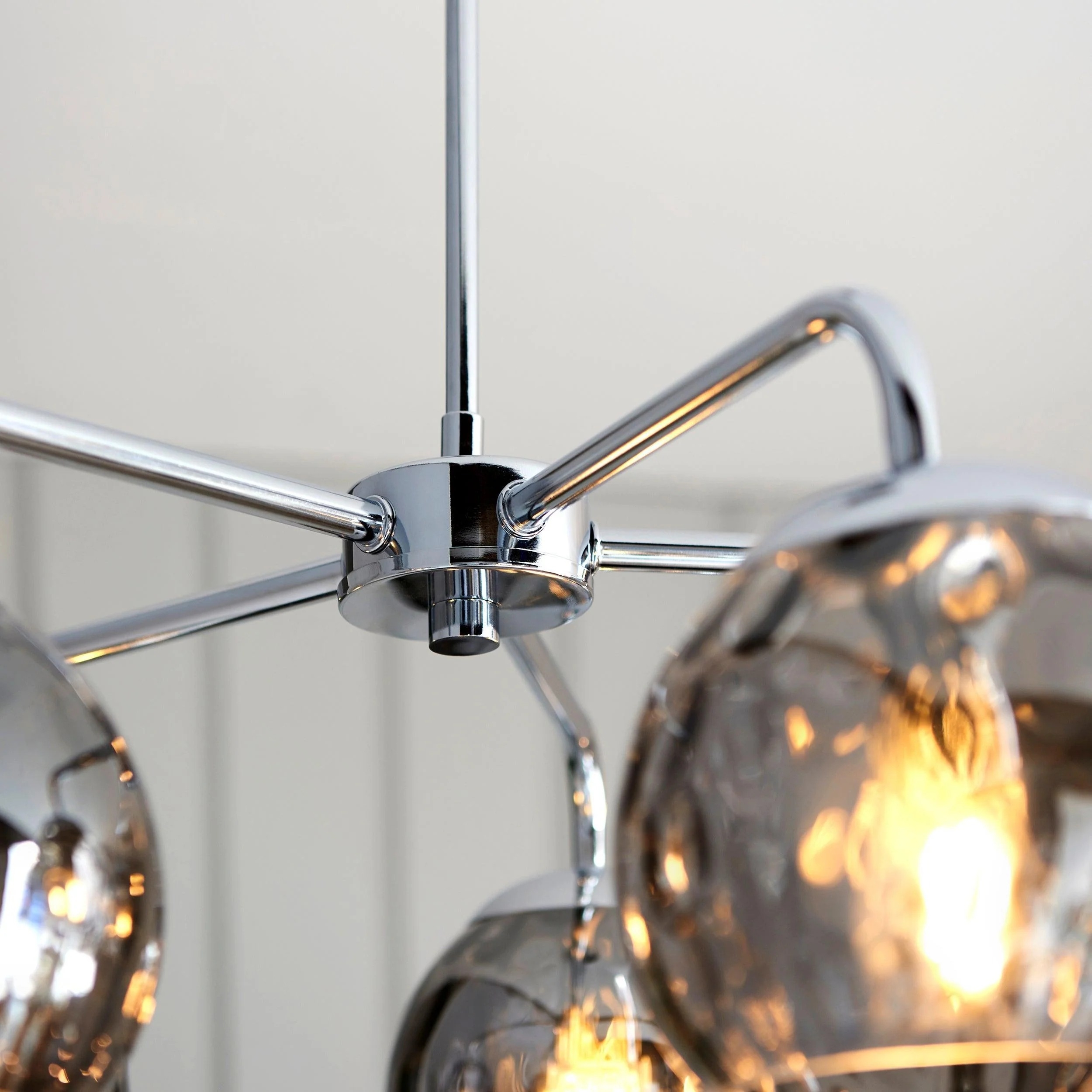 Tracian Glass Mid-Century Modern Globe Pendant Light for Dining Room T845
