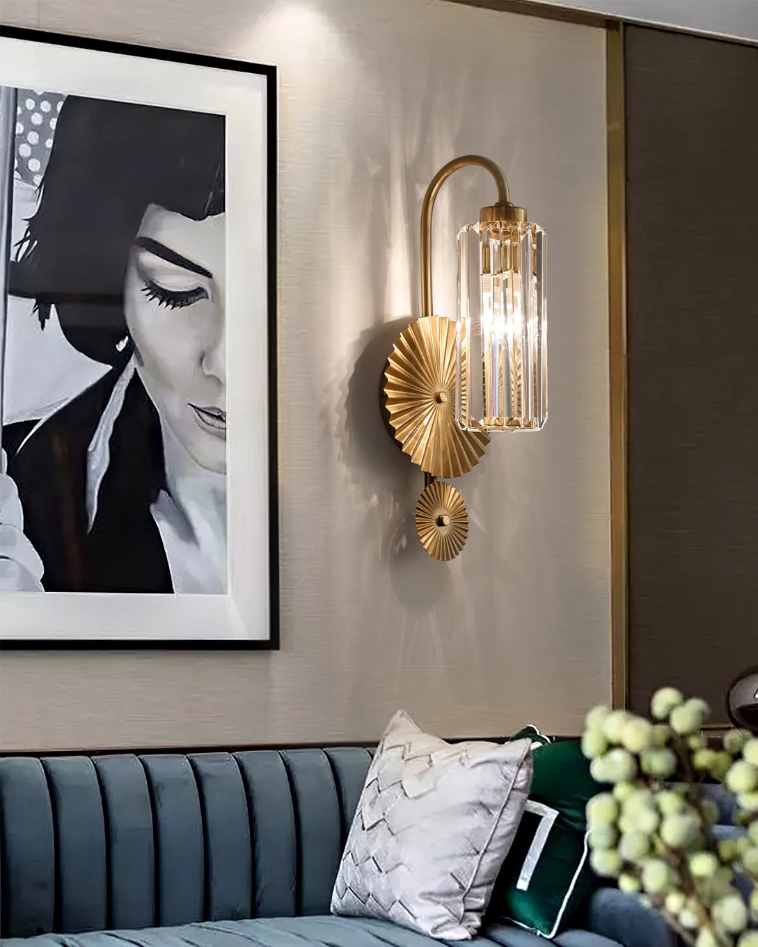 Nordic Light Luxury Crystal Wall Lamp M68
