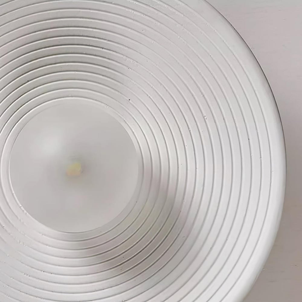 Ovalune Textured Flush Mount Ceiling Light – Modern Living Room T527