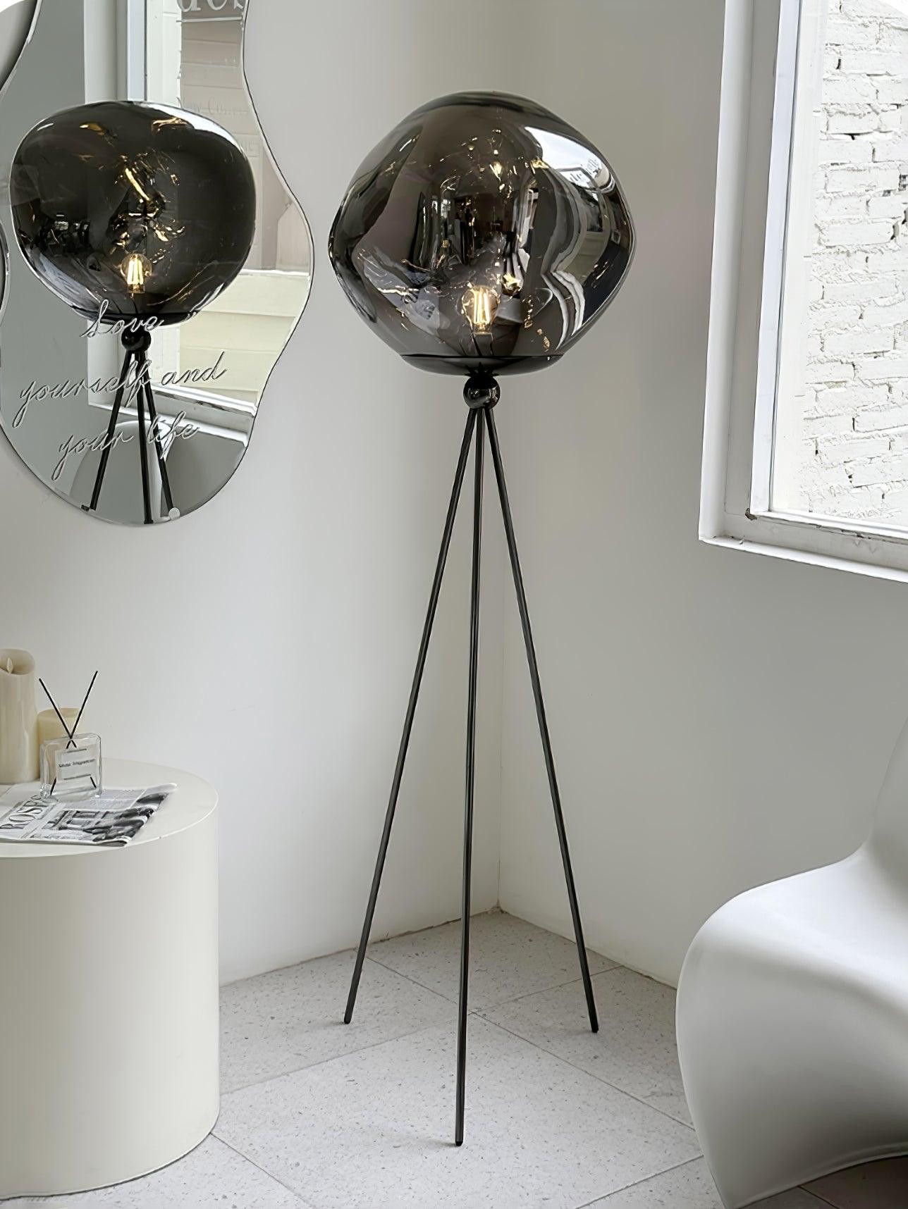 Tripod Irregular Lava Floor Lamp M216