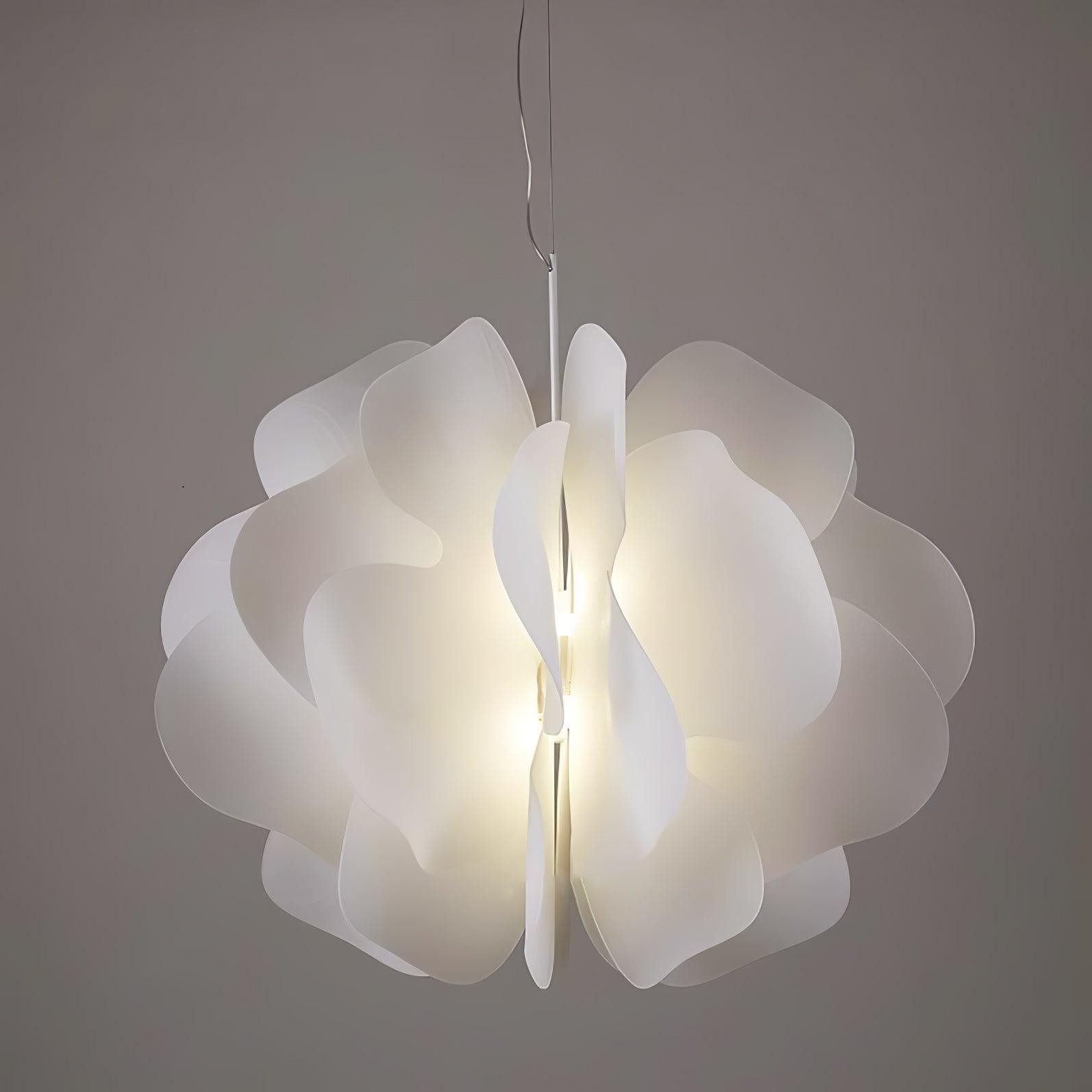 Modern Plastic Flower Design Pendant Lamp M527