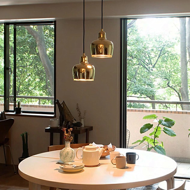 Golden Bell Pendant Lamp