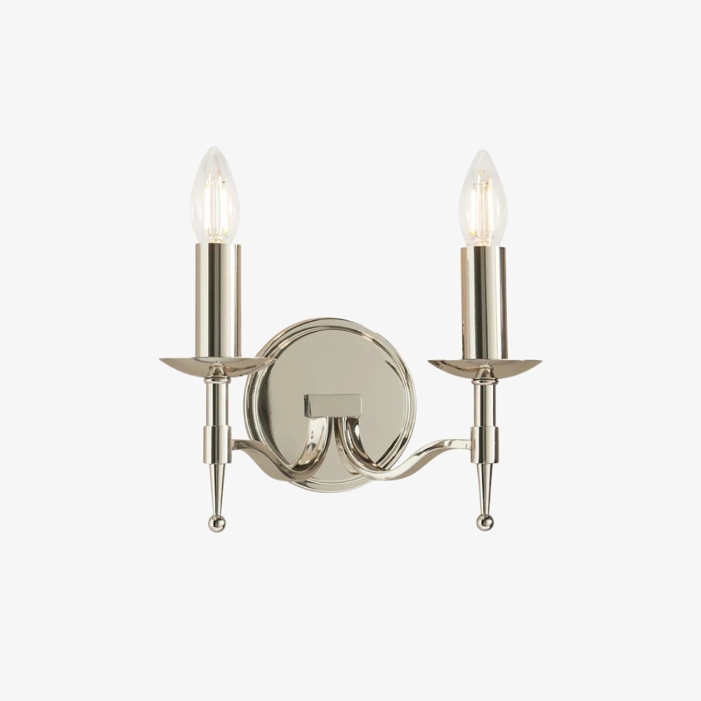 Tela Classic Wall Sconce Metal Wall Light - Elegant Wall Sconce Ideal for Hallway or Living Room T829