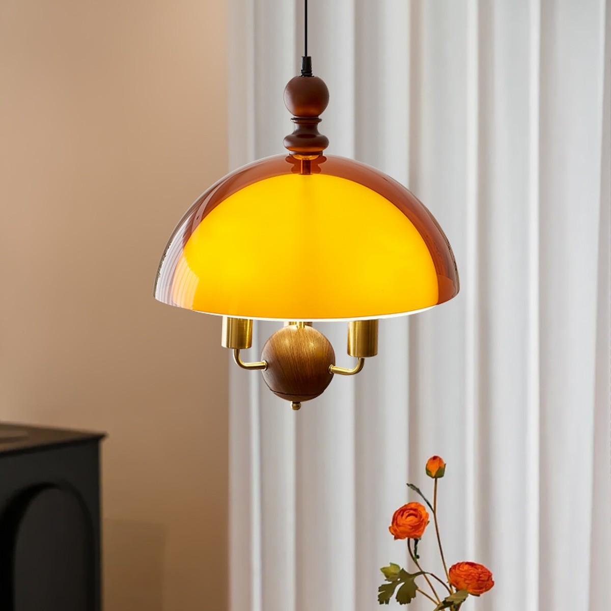 French Medieval Style Sunset Afterglow Acrylic Pendant Light S254