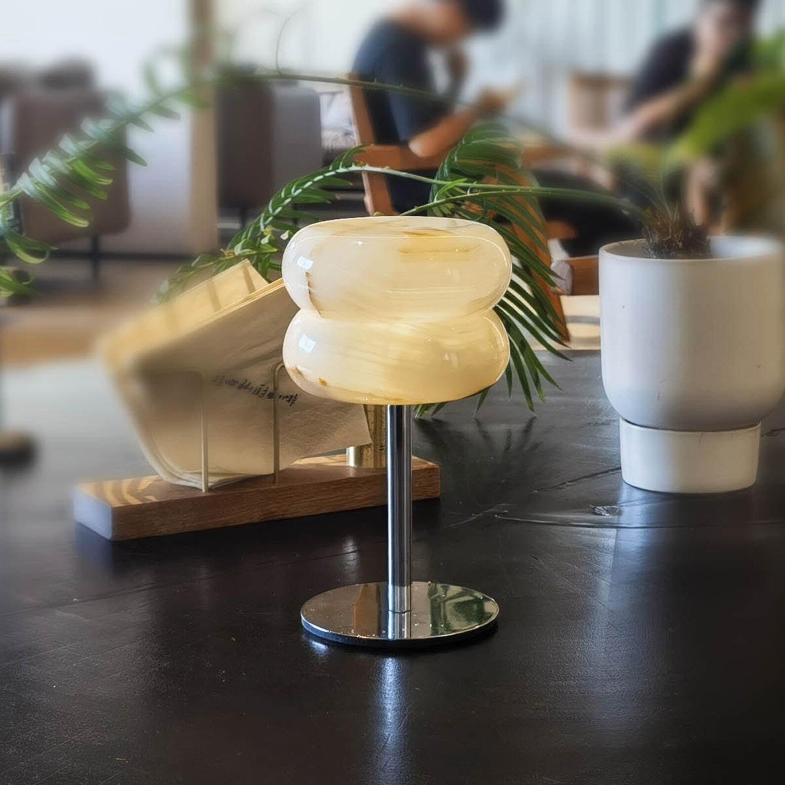 Jade Donut Table Lamp T1950
