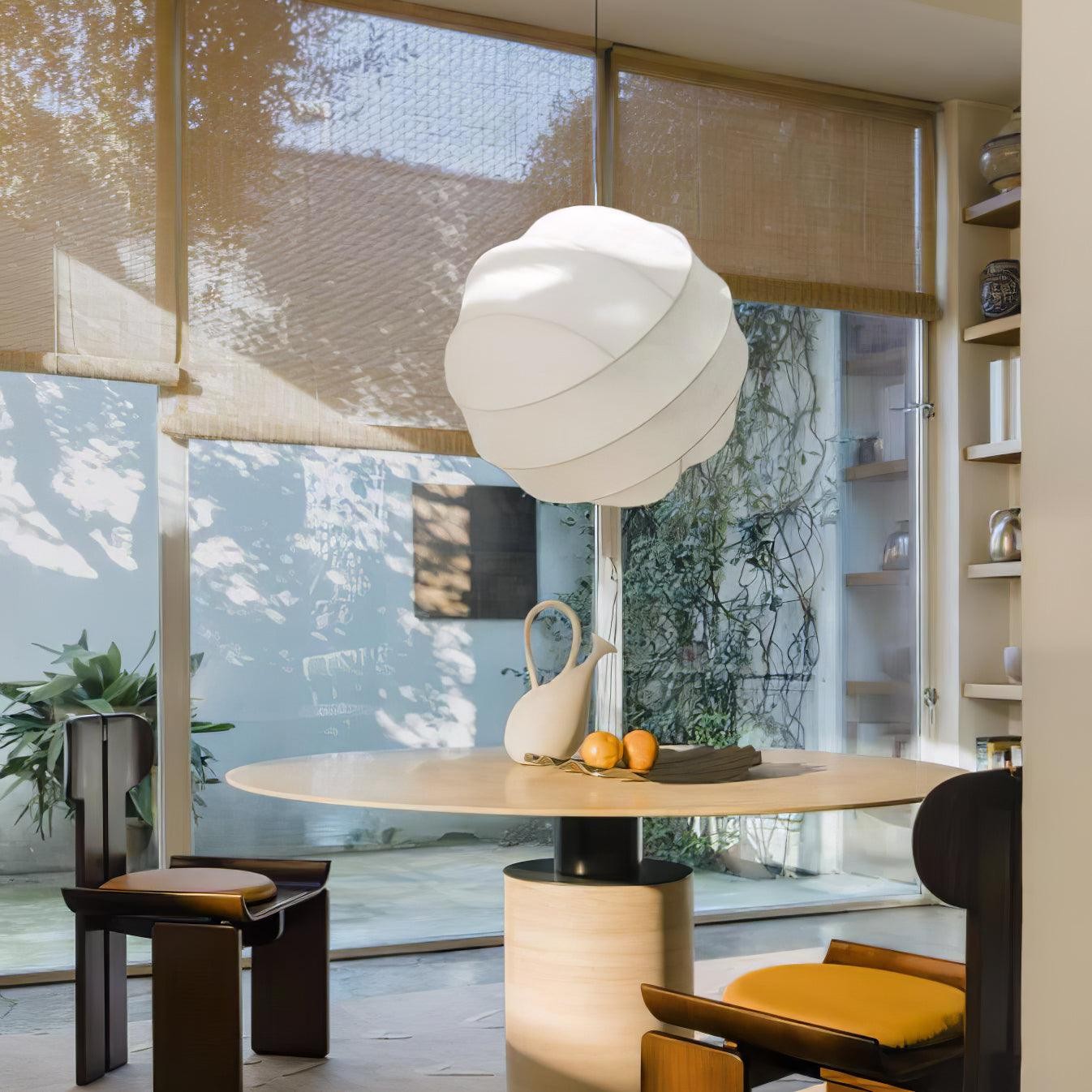 Wabi-Sabi Style Fiber Cocoon Pendant Lamp M400