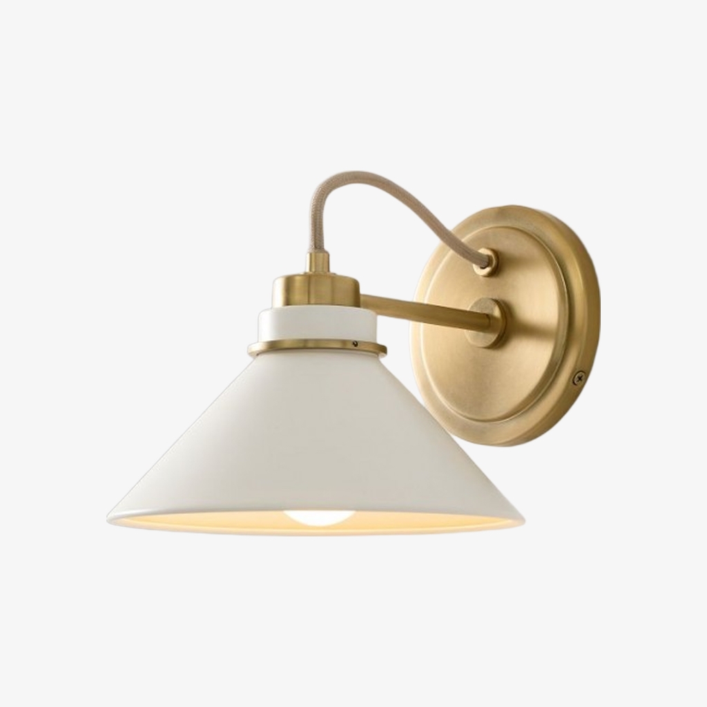 Aurenza Sconce – Farmhouse Wall Light with Metal Accents for Cozy Spaces T226