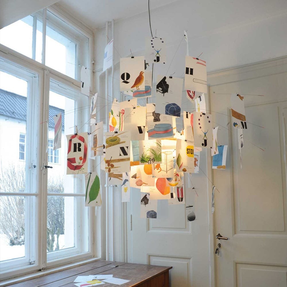 Renée Creative Picture Pendant Light Art Deco Bedroom Living Room T213