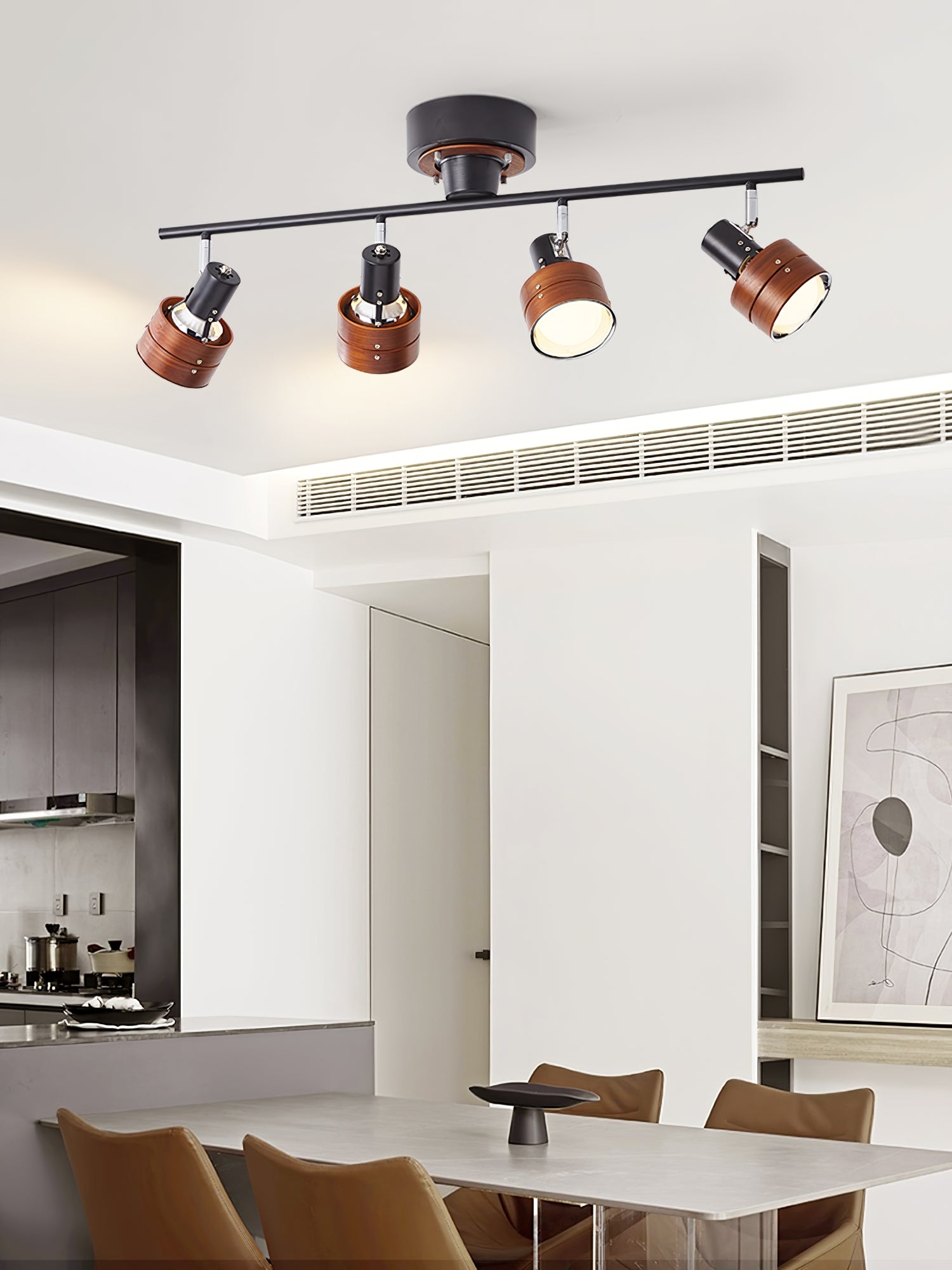 Nordic Cylindrical 4-Light Spotlight T1639